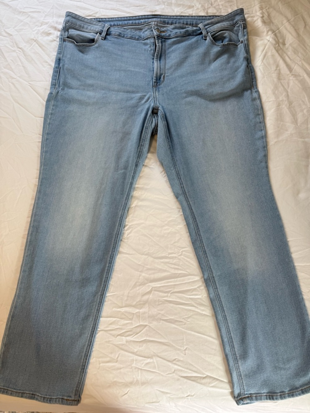 Old Navy Light Blue High-Rise Straight Jeans